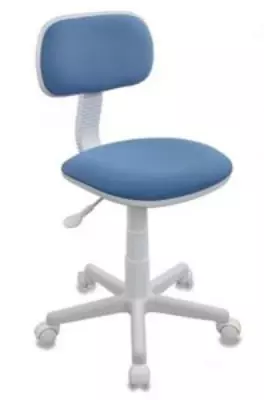 Кресло детское Бюрократ CH-W201NX голубой 26-24 крестов. пластик пластик белый