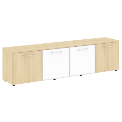 Yalta Тумба модульная LT.TS-4.5 white Акация Лорка/Стекло White 2188*450*580