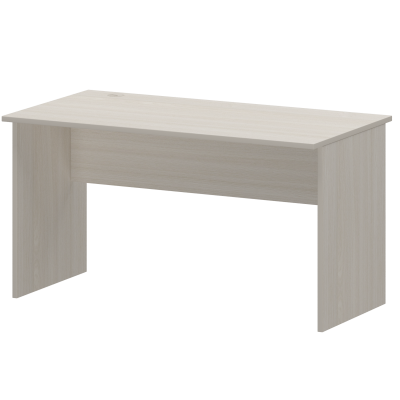 Стол с кабель каналом слева Арго А-003.К.ЛВ Ясень шимо (1400x730x760)