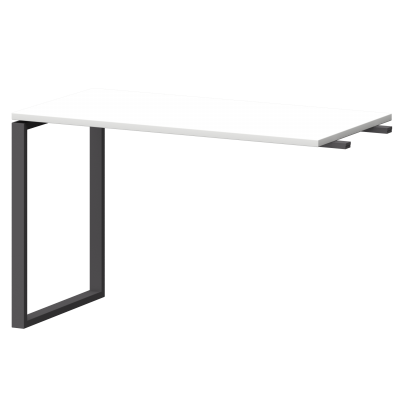 Бриф-приставка Смарт СМБ25-О-12.Пр25 Белый/Антрацит (1200x600x750)