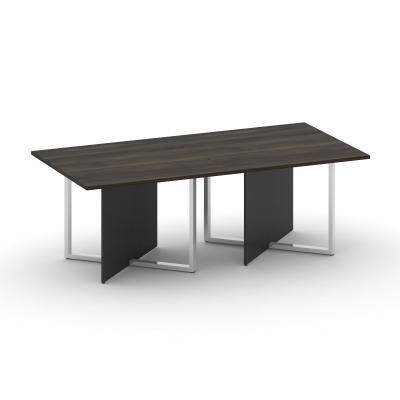 Shift Стол переговорный, двойной, прямоугольный SK.SP-KV-110-2 Дуб Мали/Антрацит 2200*1100*753