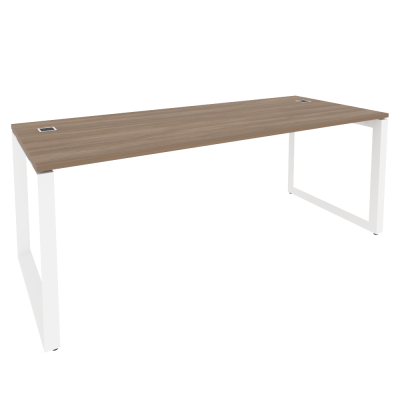Onix Direct Стол рабочий руководителя на О-образном м/к O.MO-SRR-6.8 Дуб Аризона/Металл Белый 1980*8