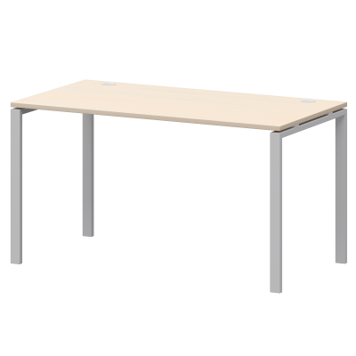Стол на металлокаркасе Арго-М АМ-003 Бук/Белый (1400x730x760)