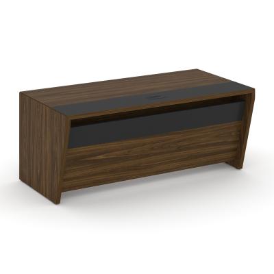 Corner Стол руководителя прямой COR.SR-18 Орех Лоренцо/Графит 1800*900*750