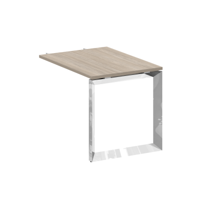 Onix Direct Lux Брифинг-приставка О-обр. м/к M-O.MO-BR-9 Дуб Аттик/Нержавеющая Сталь/Хром 980*720*75