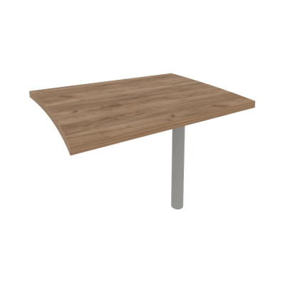 First Брифинг-приставка KB-3 Дуб Табак/Металл Серый 1004*804*765