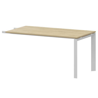 Бриф-приставка на металлокаркасе Аргентум-МП НТМПБ-П-735 Баттл Рок/Белый (1350x730x750)