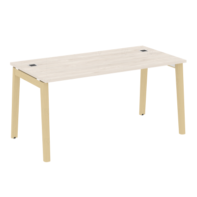 Onix Wood Direct Стол руководителя OW.SRR-4.8 Денвер Светлый/Дуб Светлый/Металл Белый 1580*800*750