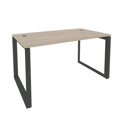 Onix Direct Стол рабочий руководителя на О-образном м/к O.MO-SRR-3.8 Дуб Аттик/Металл Антрацит 1380*