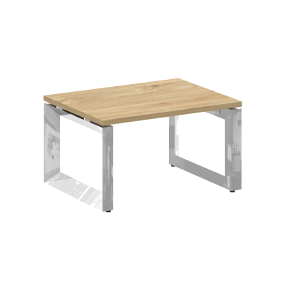 Onix Direct Lux Стол журнальный О-обр. м/к M-O.MO-SJ-1 Тиквуд Светлый/Нержавеющая Сталь/Хром 780*600