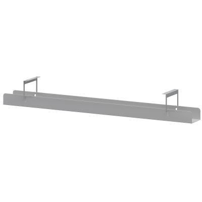 Кабель-канал для столов Смарт MK-0180.Ф Металлик (1600x90x110)