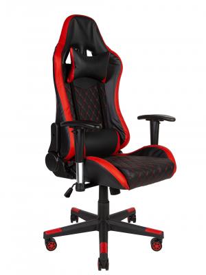 Кресло офисное / Lotus EVO / черно - красная экокожа/пластиковая крестовина