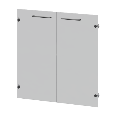 Фасады стеклянные Кортез KZF-28S(Ч) Тонированный (784x4x780)