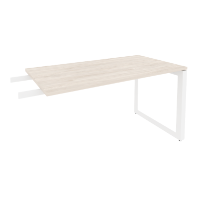 Onix Direct Брифинг-приставка на О-образном м/к O.MO-BR-13 Денвер Светлый/Металл Белый 1380*720*750