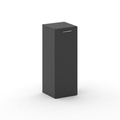 Cross Шкаф узкий средний CRF.SU-202 (R) Черный/Базальт 450*460*1202