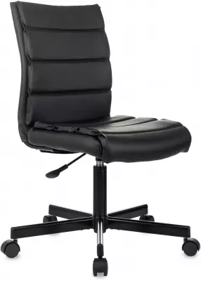 Кресло Бюрократ CH-320M черный экокожа крестов. металл черный пластик черный