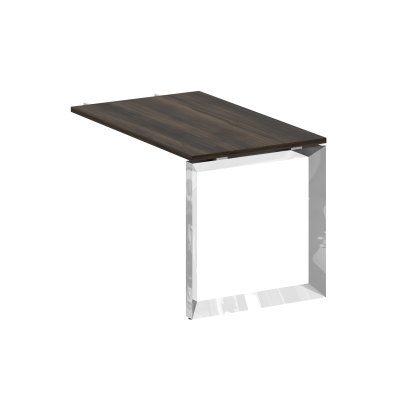 Onix Direct Lux Брифинг-приставка О-обр. м/к M-O.MO-BR-11 Дуб Мали/Нержавеющая Сталь/Хром 1180*720*7