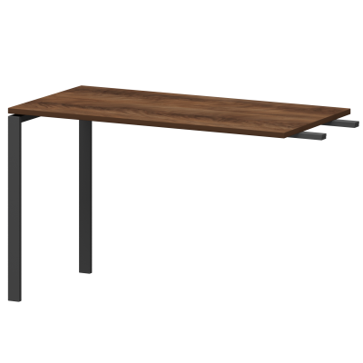 Бриф-приставка на металлокаркасе Арго-М АМ-120.60 Лагос/Антрацит (1200x600x760)