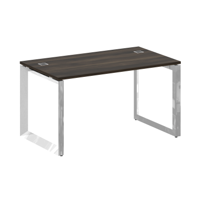 Onix Direct Lux Стол руководителя О-обр. м/к M-O.MO-SRR-3.8 Дуб Мали/Нержавеющая Сталь/Хром 1380*800