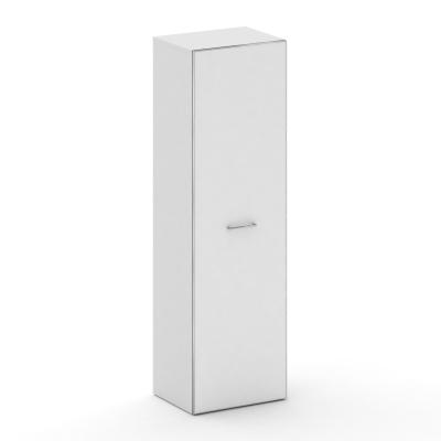 Cross Гардероб узкий универсальный CR.GB-102 white Белый Бриллиант/Лакобель Белый 600*460*2000