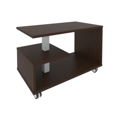 First Стол журнальный на колесах KSM-1 Венге Цаво 900*500*580