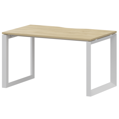 Стол на металлокаркасе Аргентум-МП НТМП.О-120 Баттл Рок/Белый (1200x730x750)