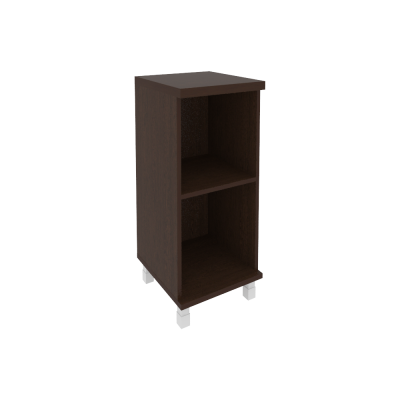 First Стеллаж низкий узкий KSU-3 Венге Цаво 401*432*958