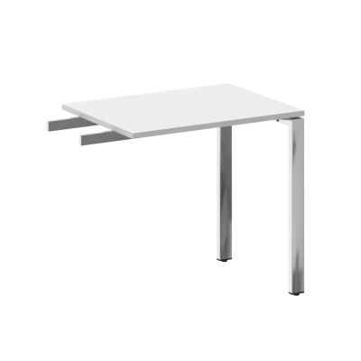 Metal System Direct Брифинг-приставка БП.ПР-2 Белый/Нержавеющая Сталь 800*600*750