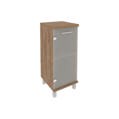 First Шкаф низкий узкий левый KSU-3.2 (L) Дуб Табак 401*432*958