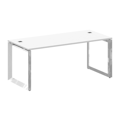Onix Direct Lux Стол руководителя О-обр. м/к M-O.MO-SRR-5.8 Белый Бриллиант/Нержавеющая Сталь/Хром 1