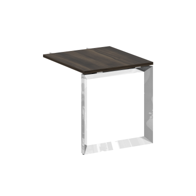 Onix Direct Lux Брифинг-приставка О-обр. м/к M-O.MO-BR-7 Дуб Мали/Нержавеющая Сталь/Хром 780*720*750