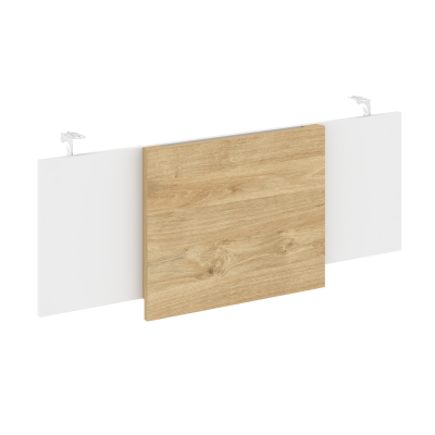 Onix Direct Lux Царга стола руководителя O.M-CSR-3 Белый Бриллиант/Тиквуд Светлый/Хром 1140*450*54