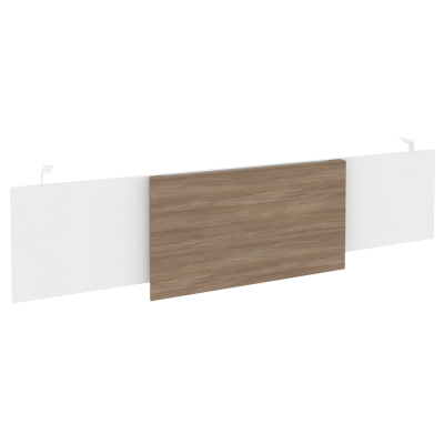 Onix Direct Царга стола руководителя O.M-CSR-6 Белый Бриллиант/Дуб Аризона/Металл Белый 1740*450*54