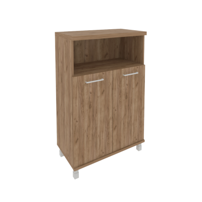 First Шкаф средний широкий KST-2.1 Дуб Табак 801*432*1260