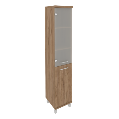 First Шкаф высокий узкий левый KSU-1.2 (L) Дуб Табак 401*432*2060