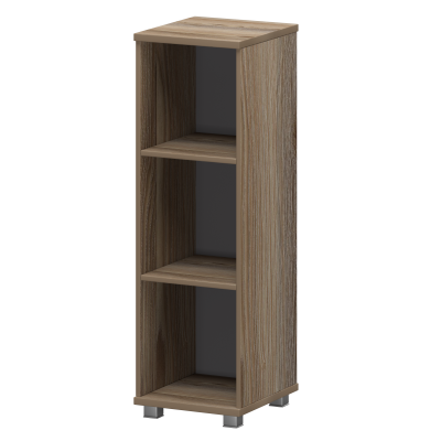 Стеллаж низкий узкий Аргентум НТ-440 Дуб сафари (400x445x1280)