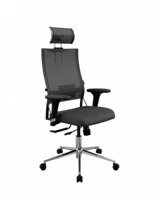 Кресло Ergolife SynchroSit Air 24/7 B2-287D - Italy+UMF(X1) /Km00/Wsh00/D02P/H21mM-2D(M118.B23.G18.W02) (МЕТТА/METTA)