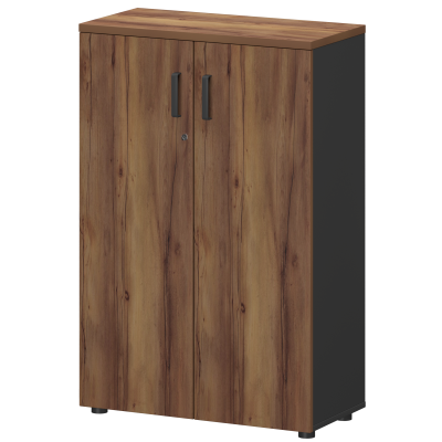 Шкаф Смарт СМШ-38Д Тип2 Графит/Таксония (792x380x1214)