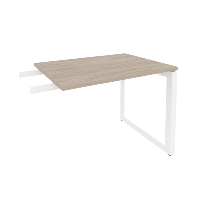 Onix Direct Брифинг-приставка на О-образном м/к O.MO-BR-9 Дуб Аттик/Металл Белый 980*720*750