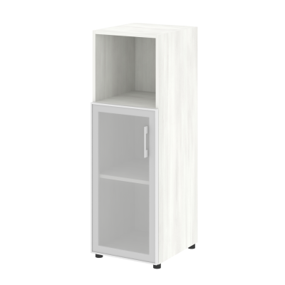 Yalta Шкаф узкий LT.SU-2.2 R (L) Снежная Патина 400*450*1195