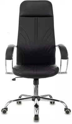 Кресло эргономичное Бюрократ CH-610SL черный экокожа крестов. металл хром