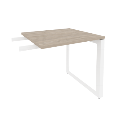 Onix Direct Брифинг-приставка на О-образном м/к O.MO-BR-7 Дуб Аттик/Металл Белый 780*720*750