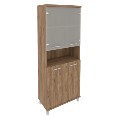 First Шкаф высокий широкий KST-1.4 Дуб Табак 801*432*2060