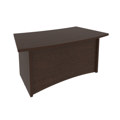 First Стол руководителя криволинейный KSR-1 Венге Цаво 1600*920*765