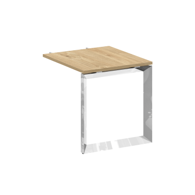 Onix Direct Lux Брифинг-приставка О-обр. м/к M-O.MO-BR-7 Тиквуд Светлый/Нержавеющая Сталь/Хром 780*7