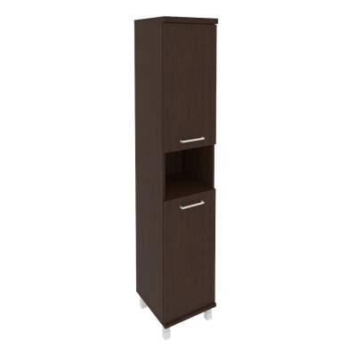 First Шкаф высокий узкий левый KSU-1.5 (L) Венге Цаво 401*432*2060
