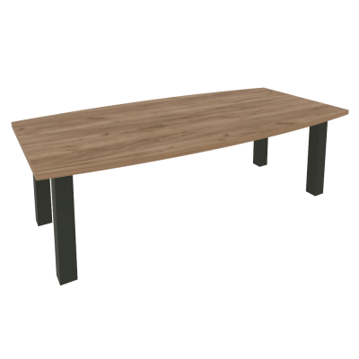 First Стол переговорный KPRG-1 Дуб Табак/Металл Антрацит 2400*1200*750