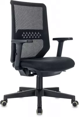 Кресло эргономичное Бюрократ MC-611N черный TW SQU BL сетка/ткань крестов. пластик