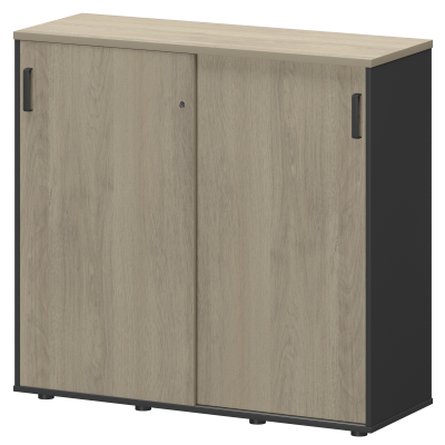 Тумба-купе Смарт СМТ-12.11К Тип2 Графит/Кронберг (1236x444x1150)