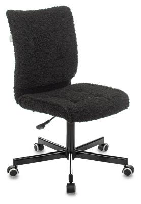 Кресло Бюрократ СН-330М черный экомех крестов. металл черный